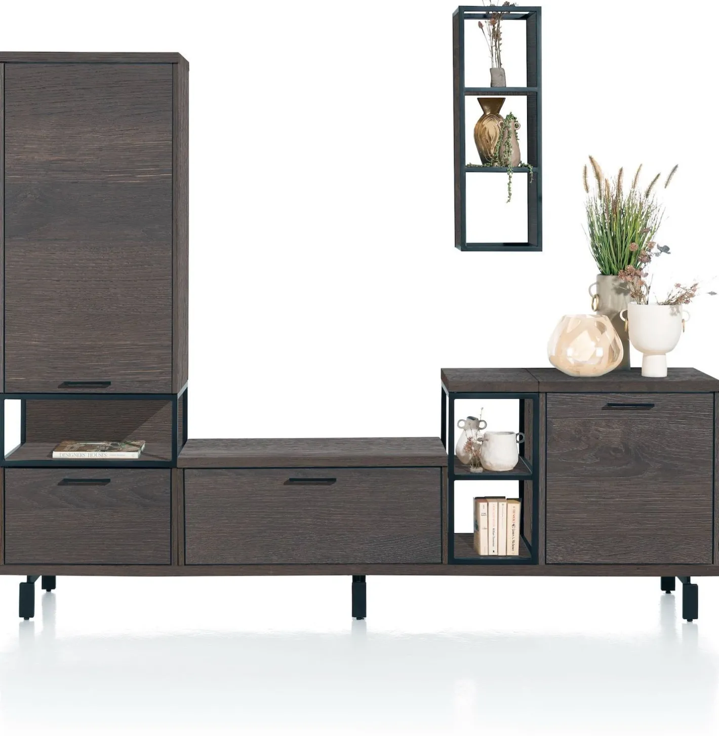 New Henders en Hazel Ridge 2-niche Kast Castle Antraciet