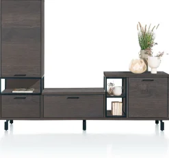 New Henders en Hazel Ridge 2-niche Kast Castle Antraciet