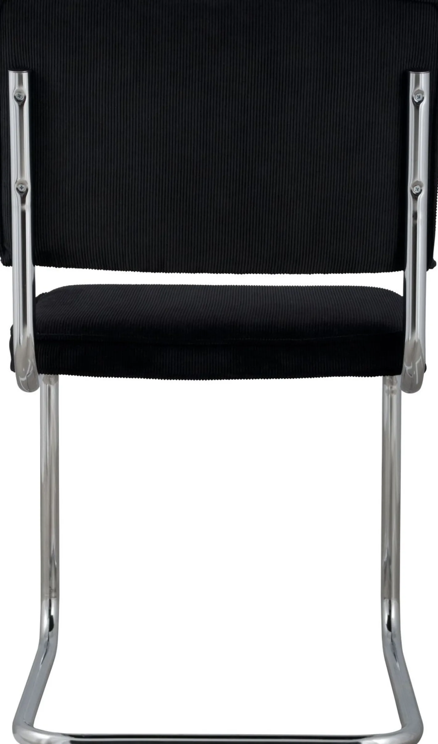 Online Zuiver Ridge Rib (set van 2) Eetkamerstoel Black