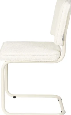 Outlet Zuiver Ridge Soft (set van 2) Eetkamerstoel Gebroken Wit