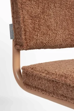 Clearance Zuiver Ridge Soft (set van 2) Eetkamerstoel Terracotta