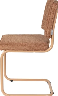 Clearance Zuiver Ridge Soft (set van 2) Eetkamerstoel Terracotta