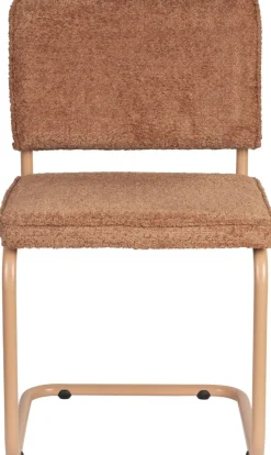Clearance Zuiver Ridge Soft (set van 2) Eetkamerstoel Terracotta
