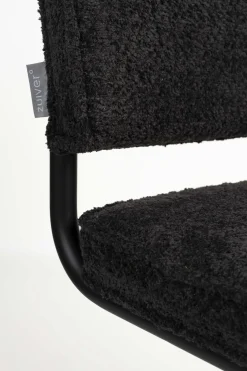 Sale Zuiver Ridge Soft (set van 2) Eetkamerstoel Zwart
