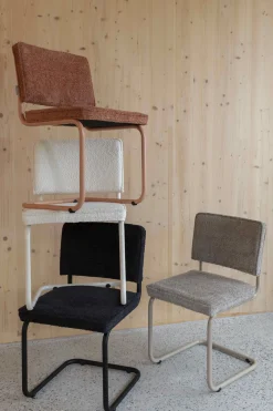 Sale Zuiver Ridge Soft (set van 2) Eetkamerstoel Zwart
