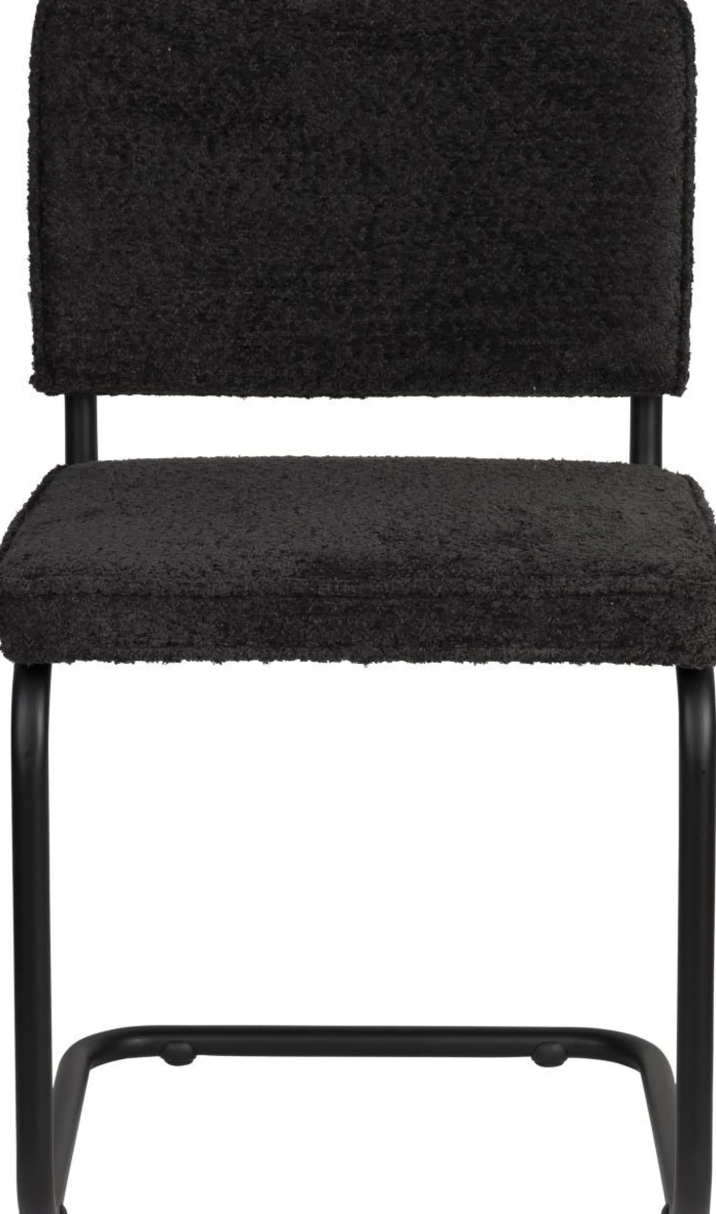 Sale Zuiver Ridge Soft (set van 2) Eetkamerstoel Zwart
