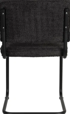 Sale Zuiver Ridge Soft (set van 2) Eetkamerstoel Zwart