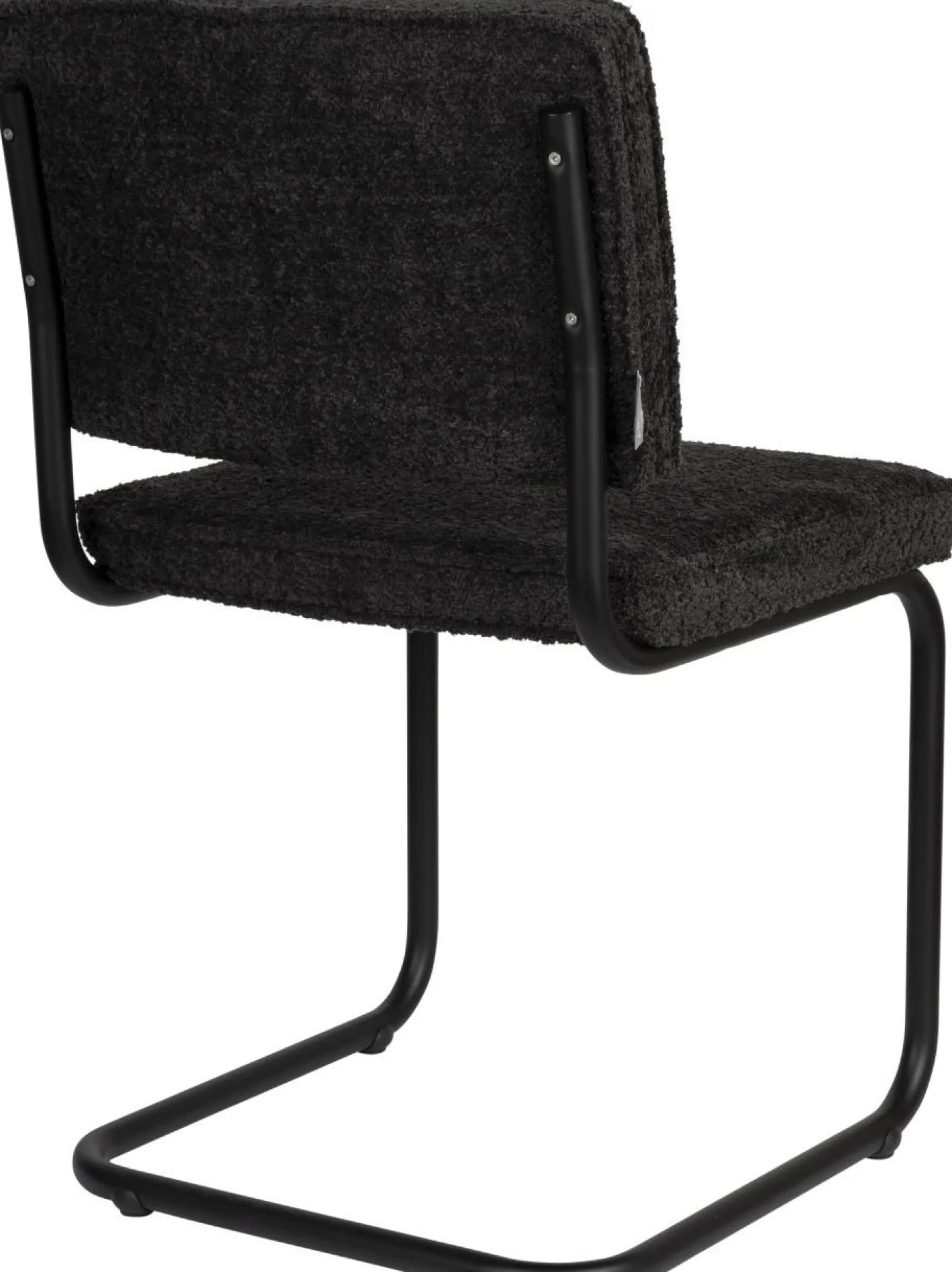 Sale Zuiver Ridge Soft (set van 2) Eetkamerstoel Zwart