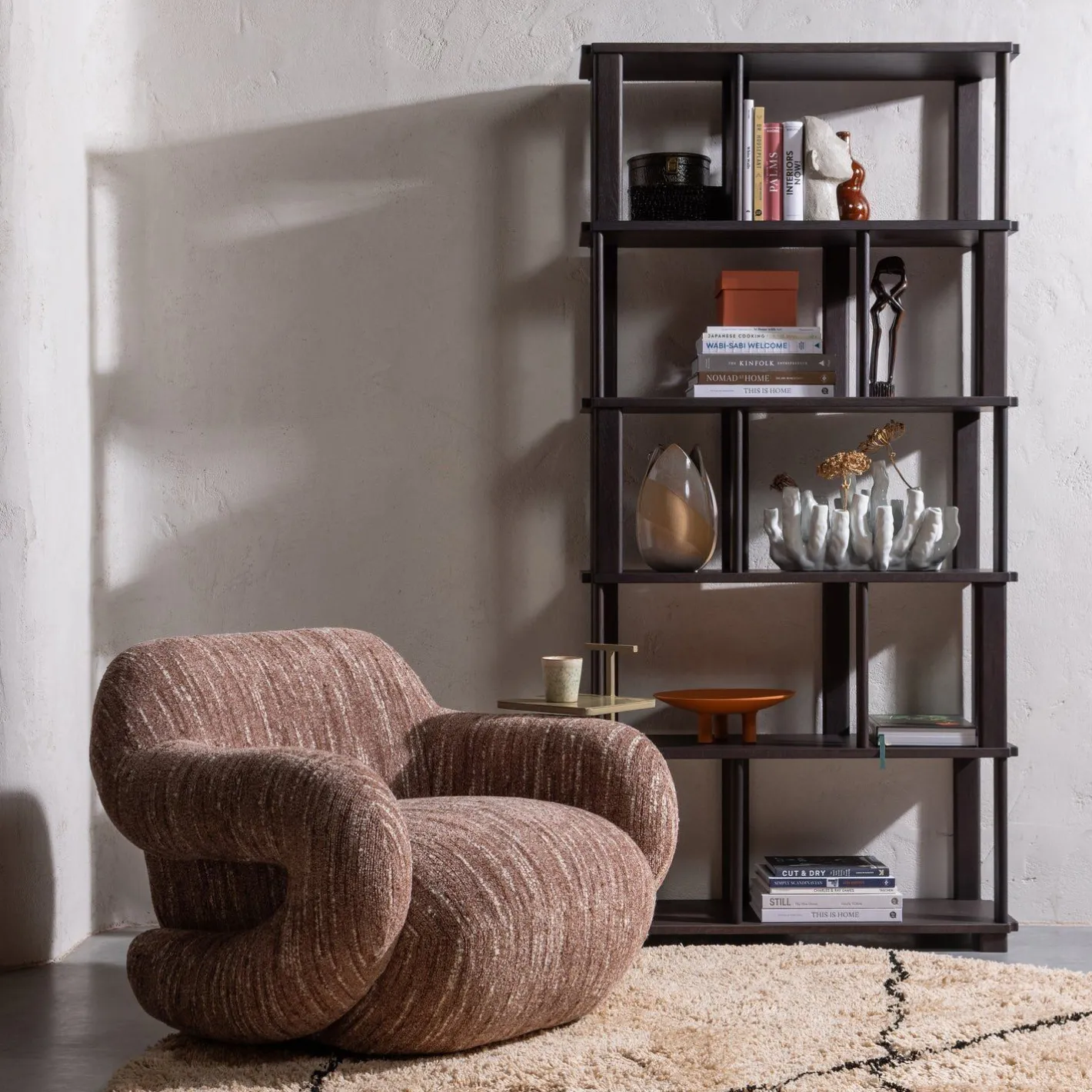 Sale WOOOD Riss Boekenkast Mystic Brown