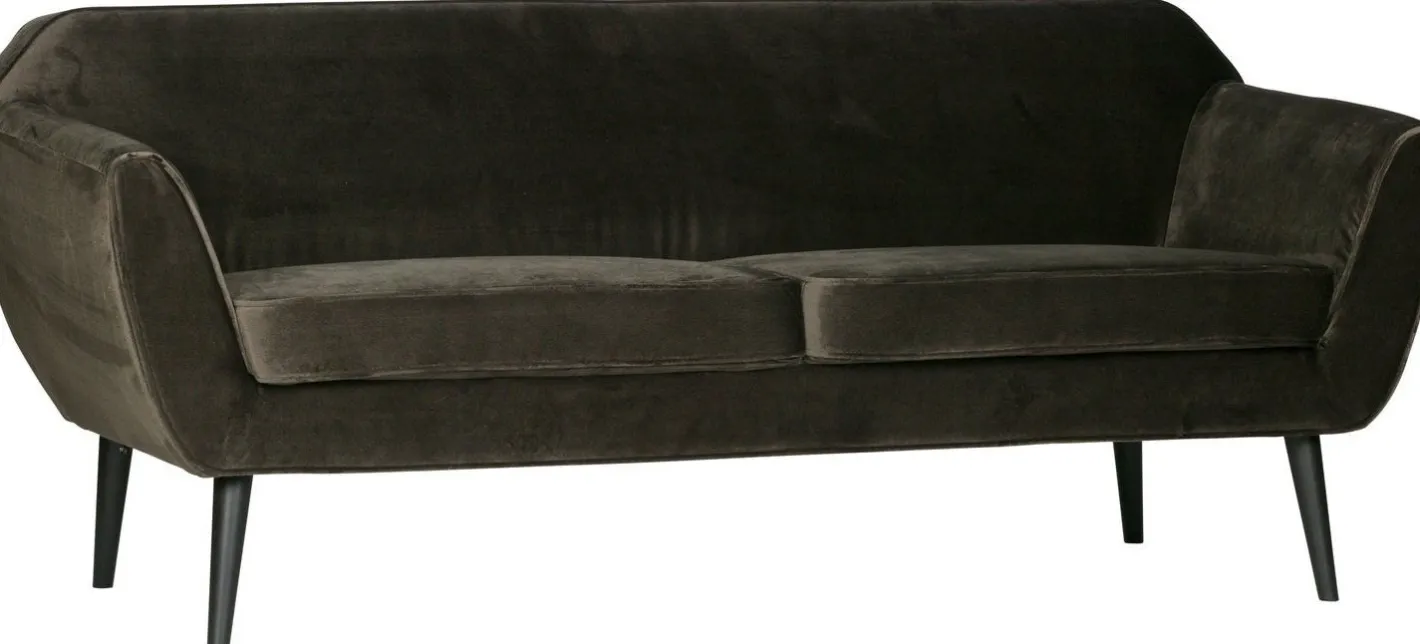 Clearance WOOOD Rocco 2-Zitsbank Warm Groen