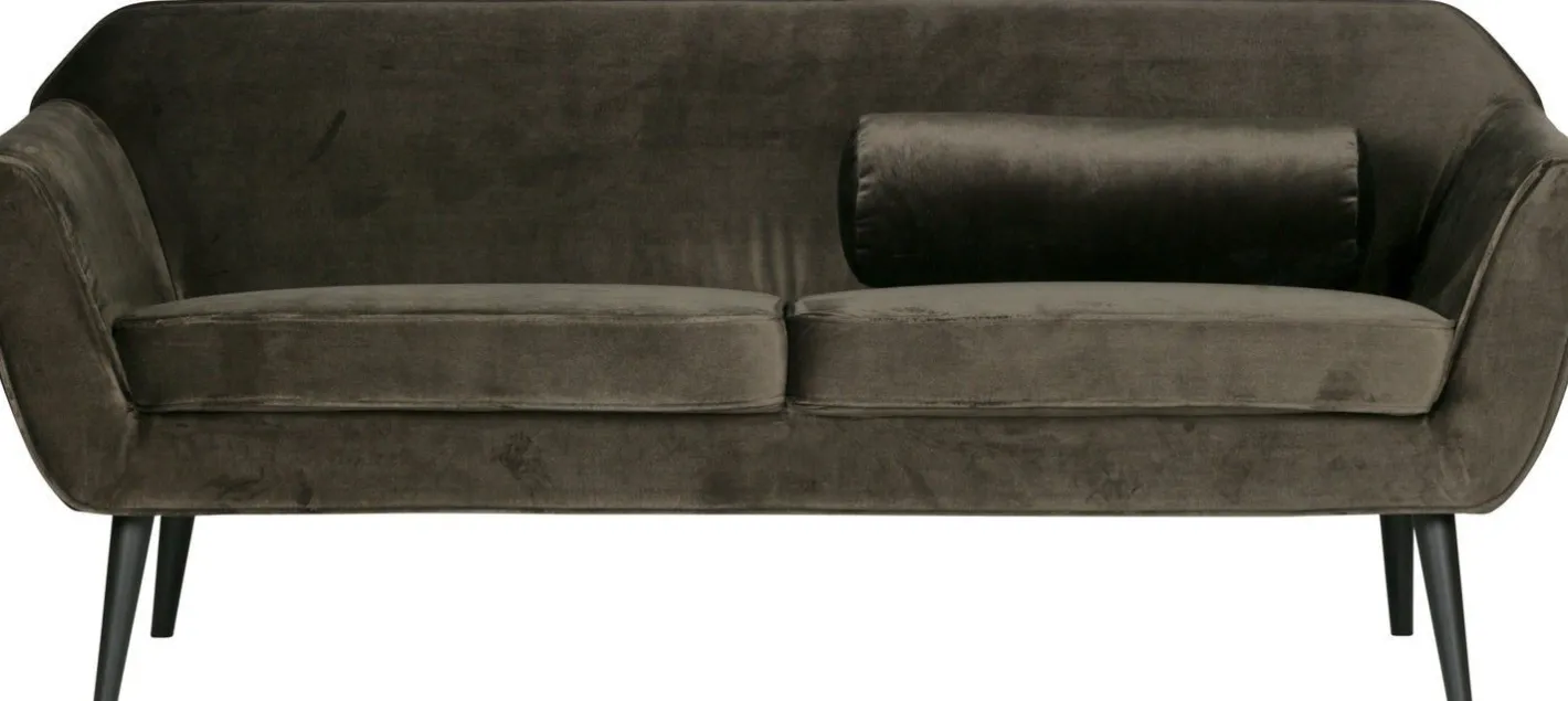 Clearance WOOOD Rocco 2-Zitsbank Warm Groen