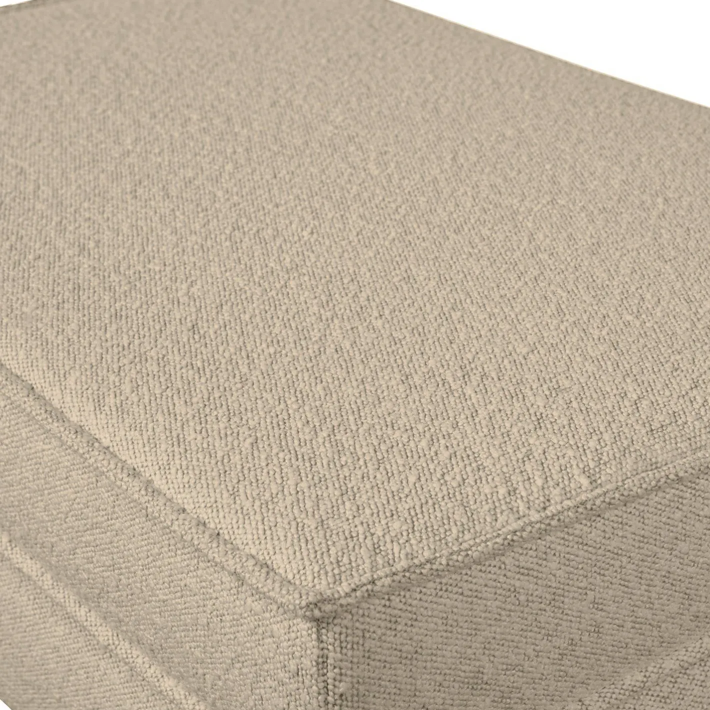 Online WOOOD Rodeo Bouclé Hocker Beige