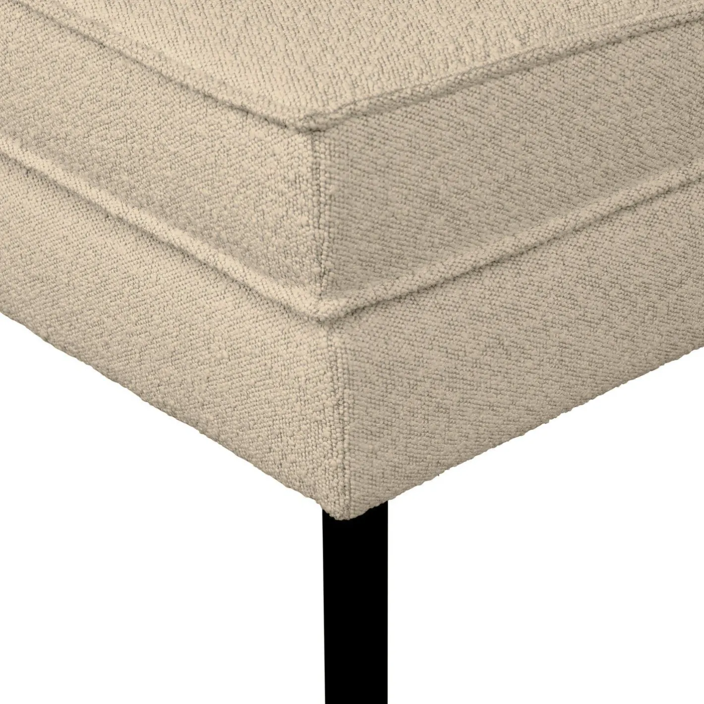 Online WOOOD Rodeo Bouclé Hocker Beige