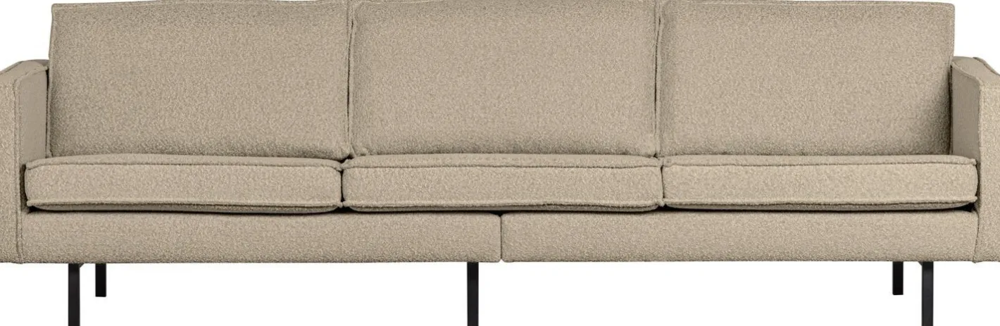 Clearance WOOOD Rodeo Bouclé 3-Zitsbank Beige