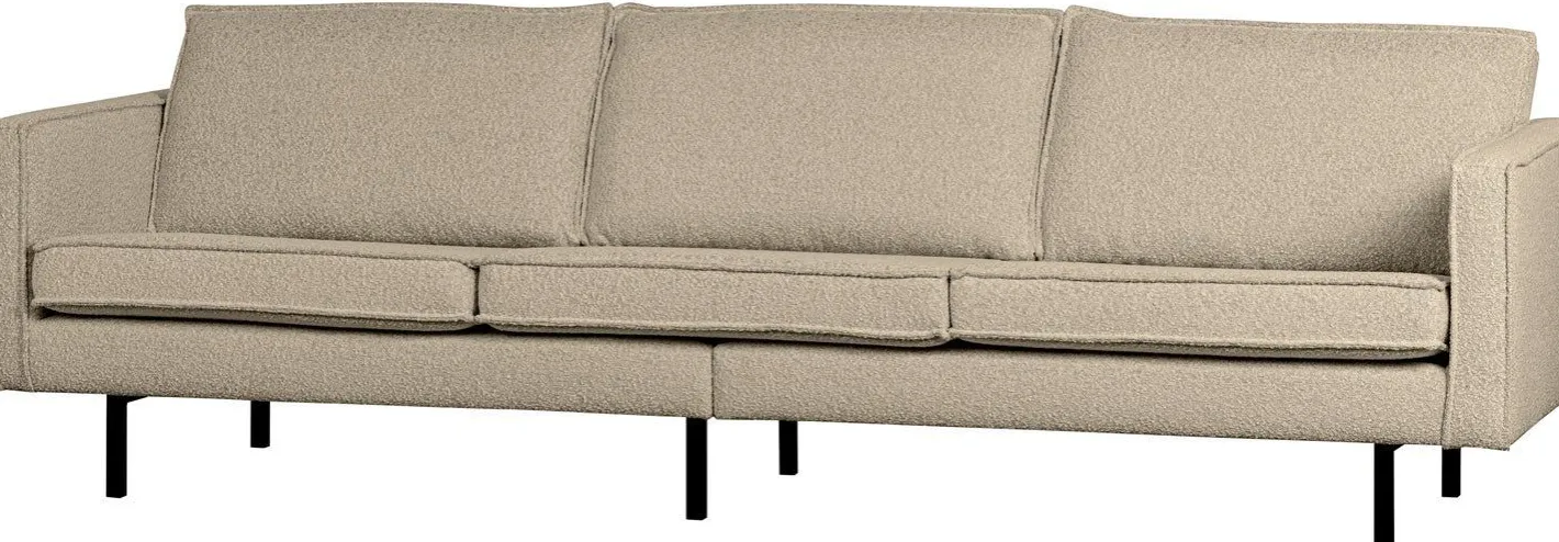 Clearance WOOOD Rodeo Bouclé 3-Zitsbank Beige