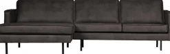 Discount WOOOD Rodeo Links Loungebank Zwart