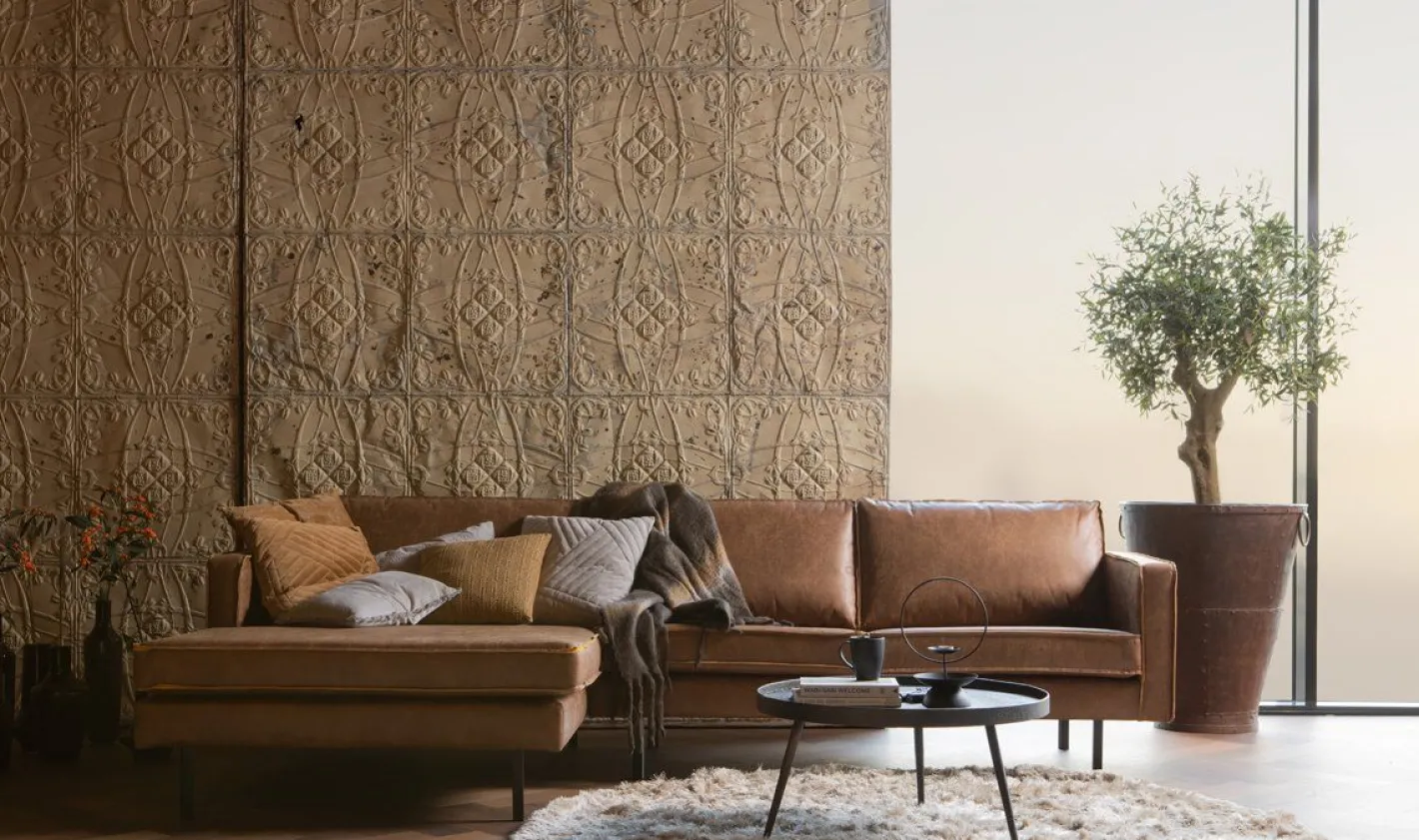 Sale WOOOD Rodeo Rechts Loungebank Cognac