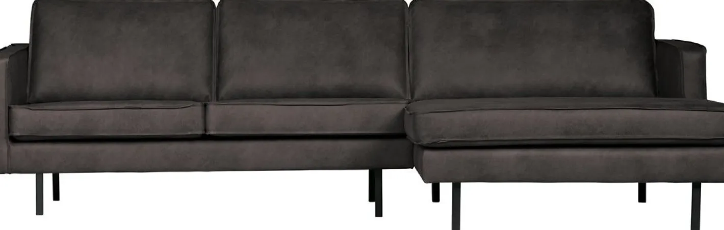 Outlet WOOOD Rodeo Rechts Loungebank Zwart
