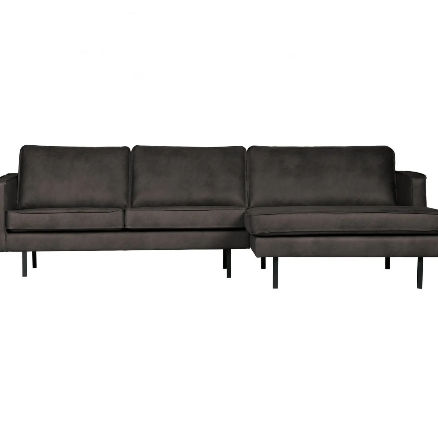 Outlet WOOOD Rodeo Rechts Loungebank Zwart