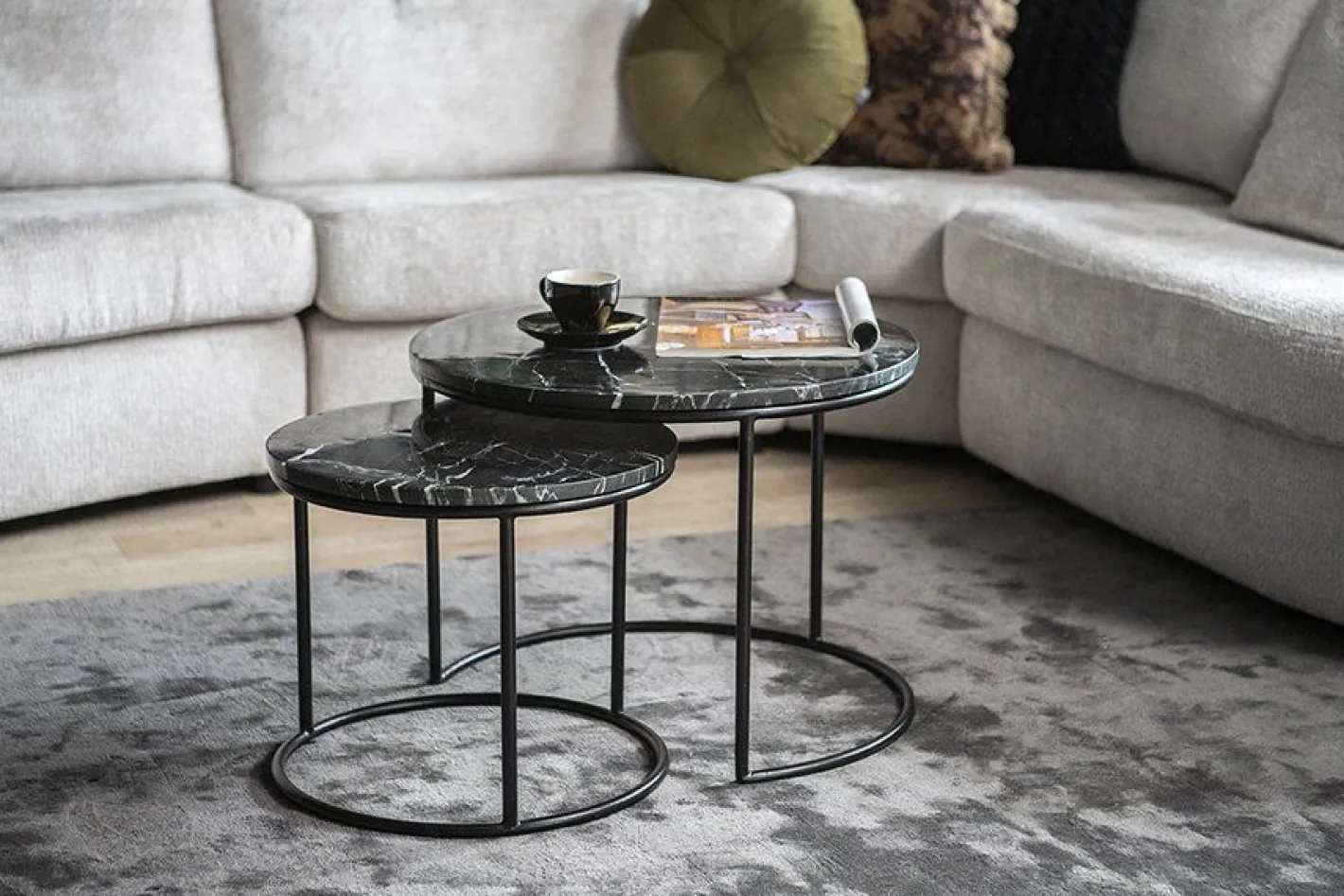 Clearance Feelings Wonen Romeo Bijzettafelset Blauw
