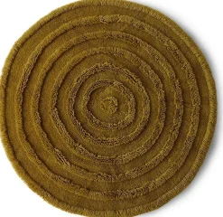 HKLIVING Round Woolen Rug Seaweed Vloerkleed Green