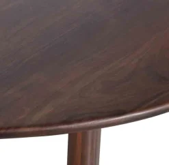New WOOOD Roundly Eettafel Walnut