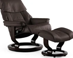 Discount Stressless Ruby Relaxfauteuil + Hocker Jade Caramel