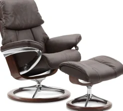 Discount Stressless Ruby Relaxfauteuil + Hocker Jade Caramel