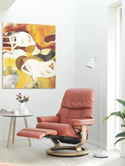 Discount Stressless Ruby Relaxfauteuil + Hocker Jade Caramel