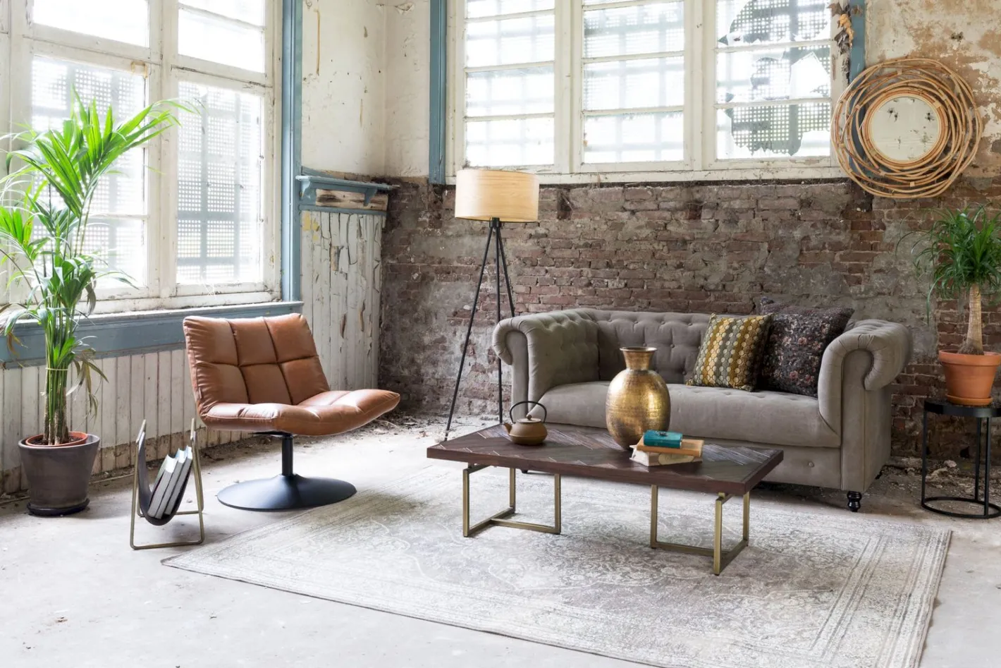 New Dutchbone Rugged Vloerkleed LIGHT