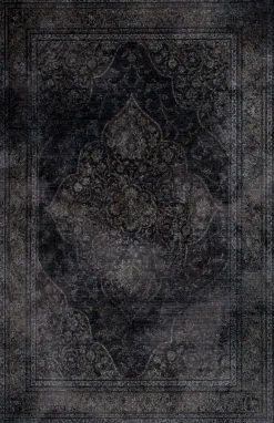 Online Dutchbone Rugged Vloerkleed DARK