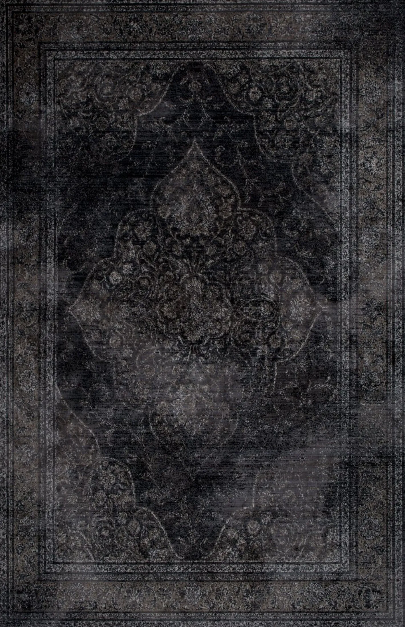 Online Dutchbone Rugged Vloerkleed DARK