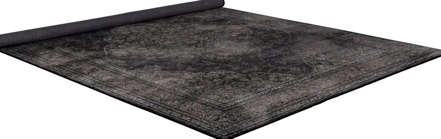 Online Dutchbone Rugged Vloerkleed DARK