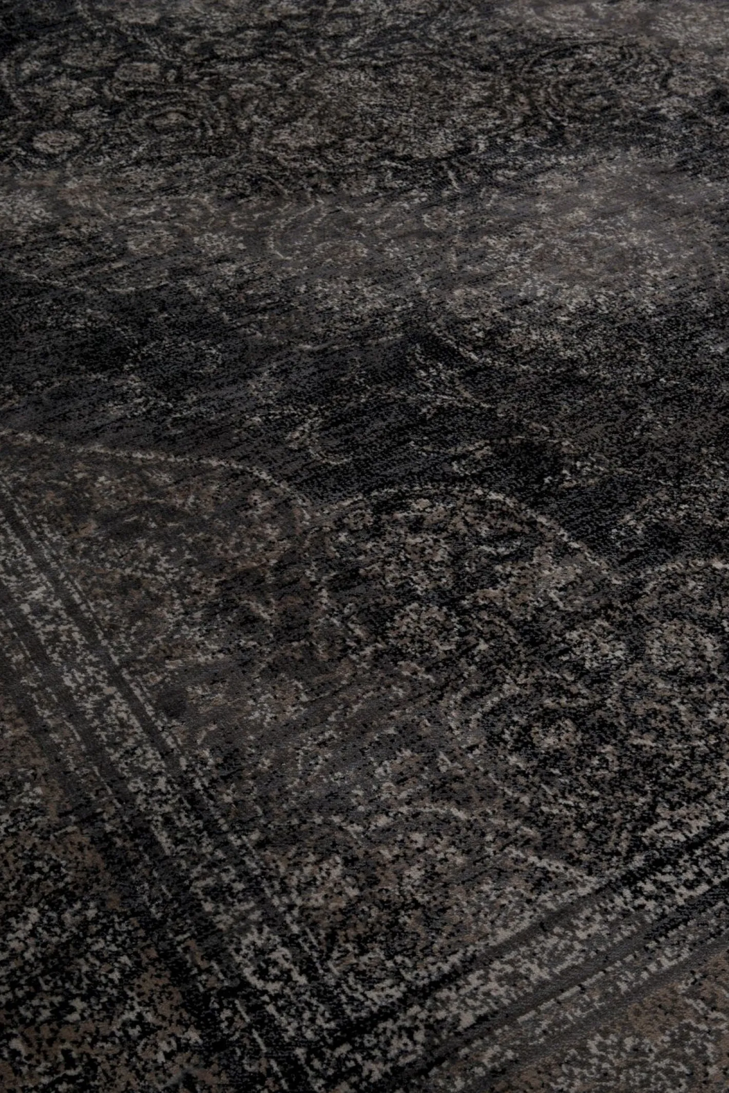 Online Dutchbone Rugged Vloerkleed DARK