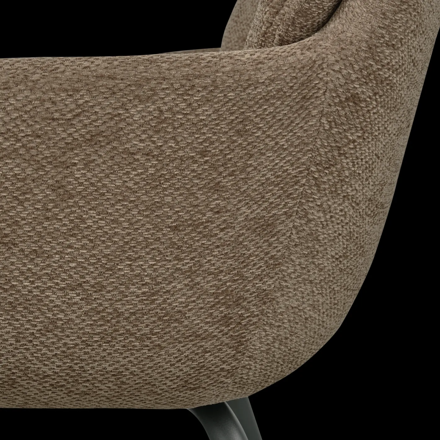 WOOOD Runa Eetkamerstoel Dark Sand