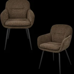 Outlet WOOOD Runa Eetkamerstoel Warm Brown