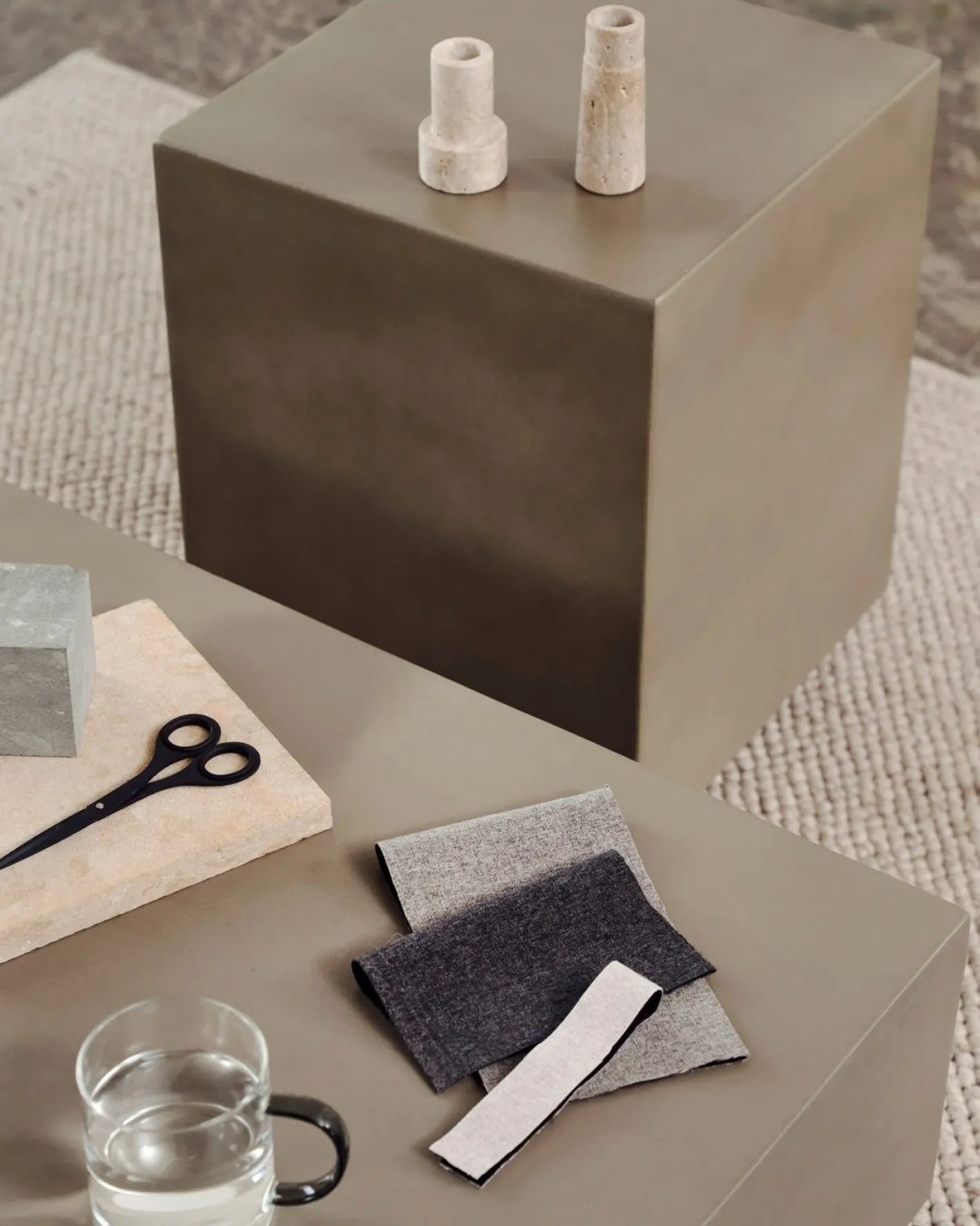 Clearance Kave Home Rustella Bijzettafel Grijs