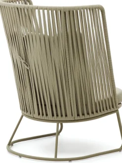 Clearance Kave Home Saconca Hoge Outdoor Fauteuil Groen