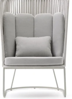 Discount Kave Home Saconca Hoge Outdoor Fauteuil Grijs