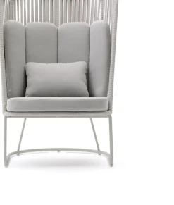Discount Kave Home Saconca Hoge Outdoor Fauteuil Grijs