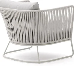 Online Kave Home Saconca Outdoor Fauteuil Grijs