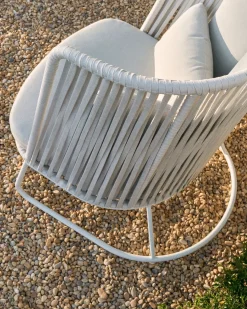 Online Kave Home Saconca Outdoor Fauteuil Grijs