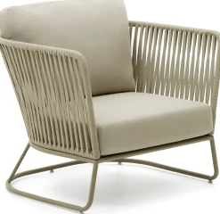 Online Kave Home Saconca Outdoor Fauteuil Groen