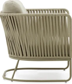 Online Kave Home Saconca Outdoor Fauteuil Groen