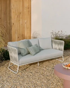 Kave Home Saconca Tuinbank Grijs