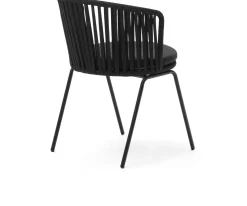 Clearance Kave Home Saconca Tuinstoel Zwart