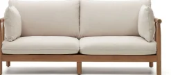 Best Kave Home Sacova Outdoor 2-Zitsbank Naturel, Beige