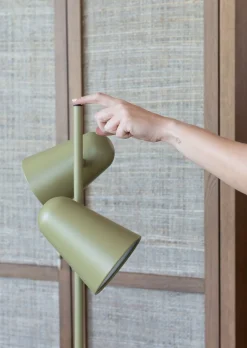 Discount It's about RoMi Salamanca Vloerlamp Olive Green