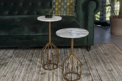 Sale Dutchbone Salerno Bijzettafel Marmer