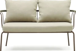 Outlet Kave Home Salguer Tuinbank Groen, Naturel